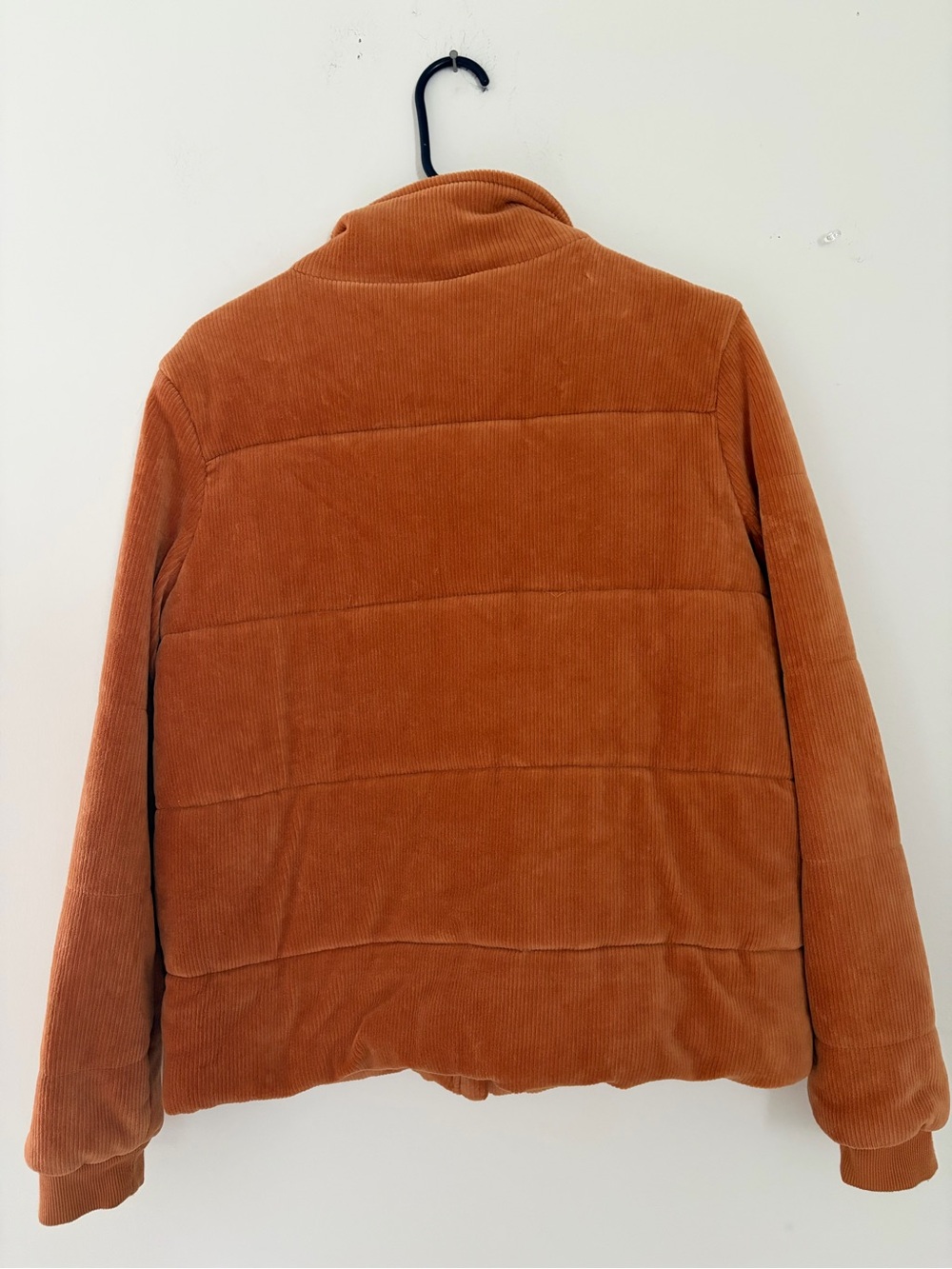 Altar’d State Corduroy Zip-Up Puffer Jacket in Rust - Picture 4 of 4